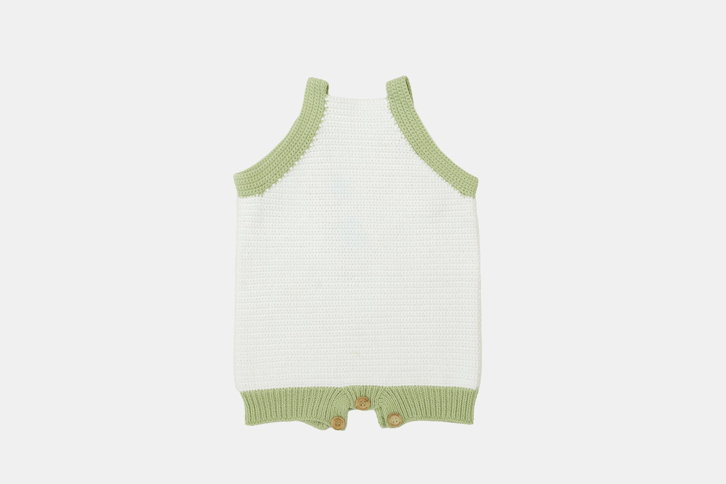 Pure Bliss Organic Cotton Romper (Adjustable Fit) in Snow White