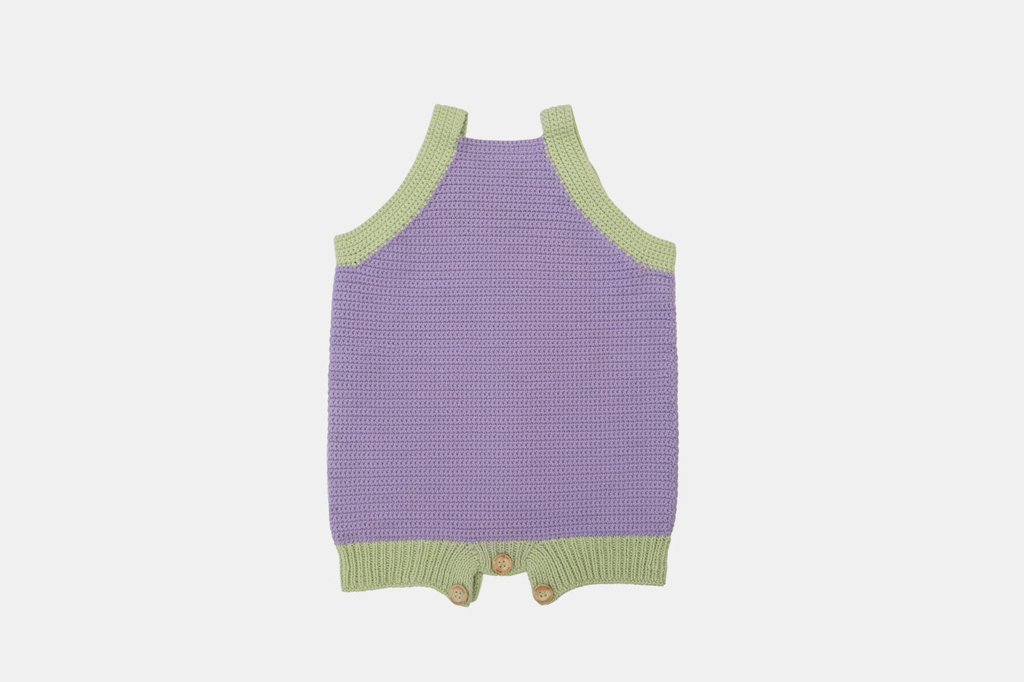 Pure Bliss Organic Cotton Romper (Adjustable Fit) in Lavender