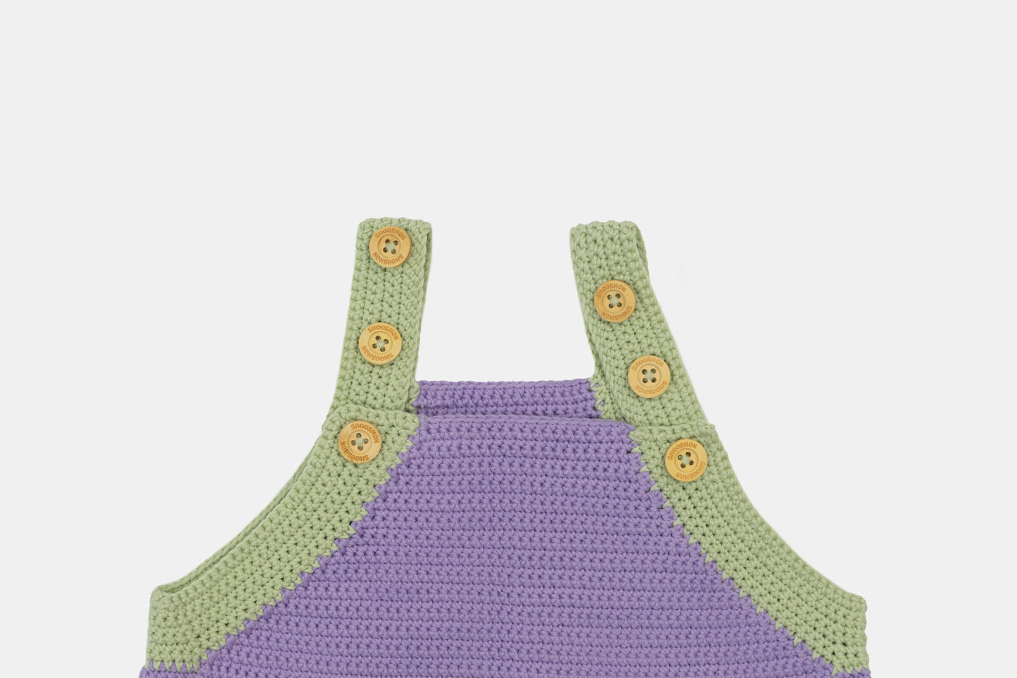 Pure Bliss Organic Cotton Romper (Adjustable Fit) in Lavender