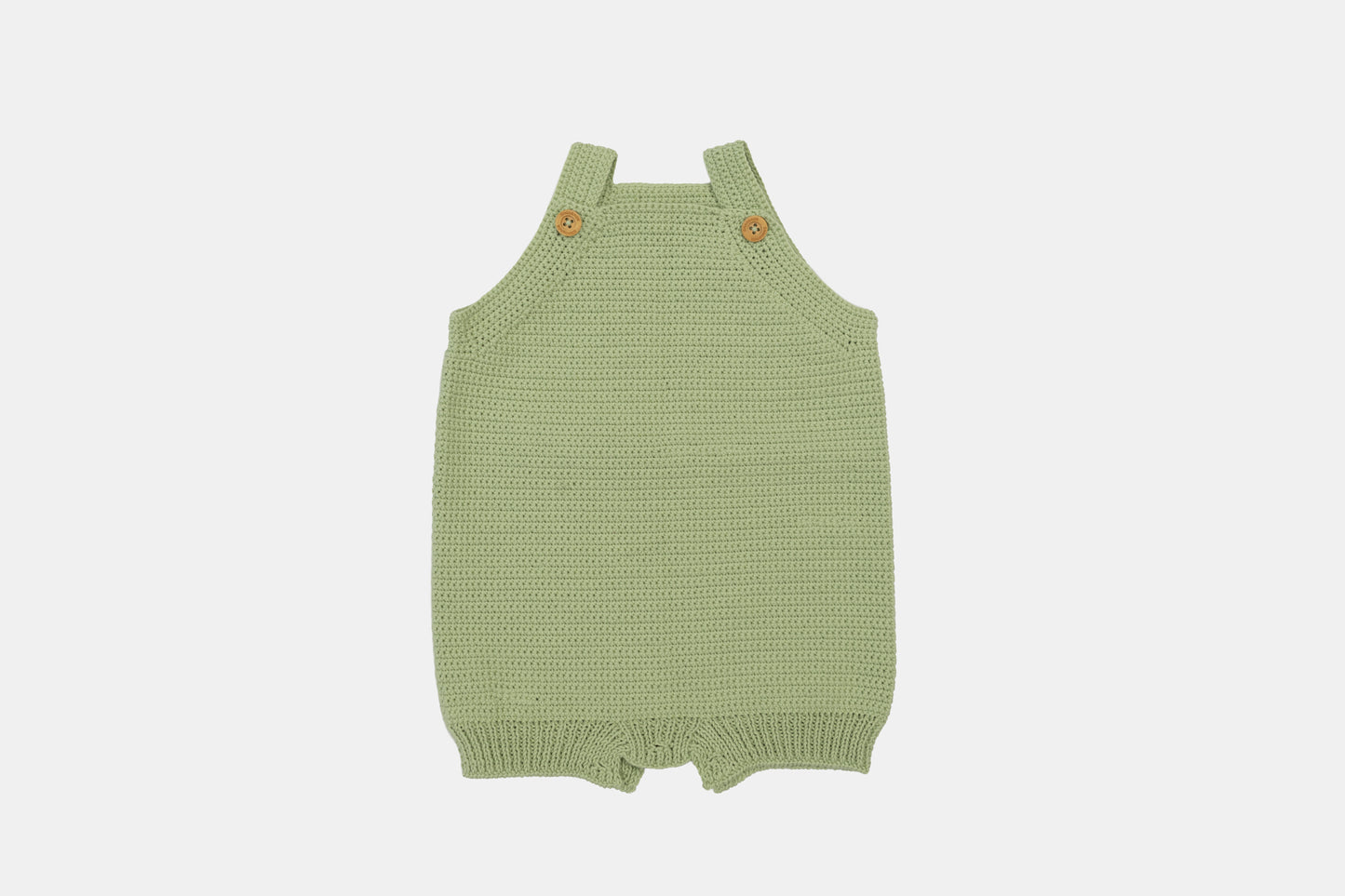 Pure Bliss Organic Cotton Romper (Adjustable Fit) in Pistachio