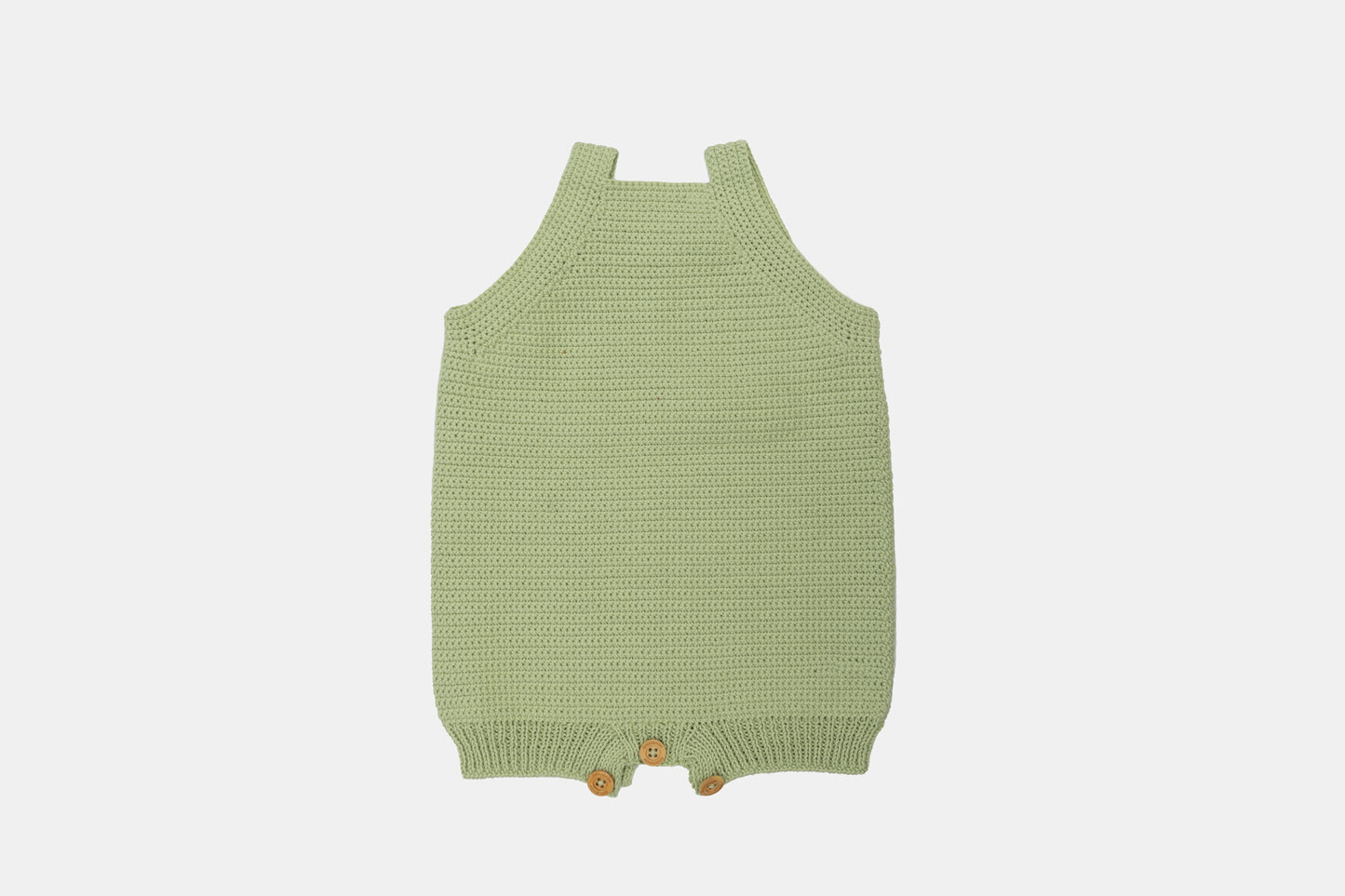 Pure Bliss Organic Cotton Romper (Adjustable Fit) in Pistachio