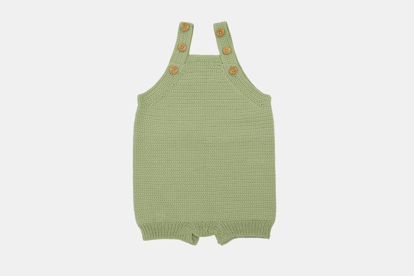 Pure Bliss Organic Cotton Romper (Adjustable Fit) in Pistachio