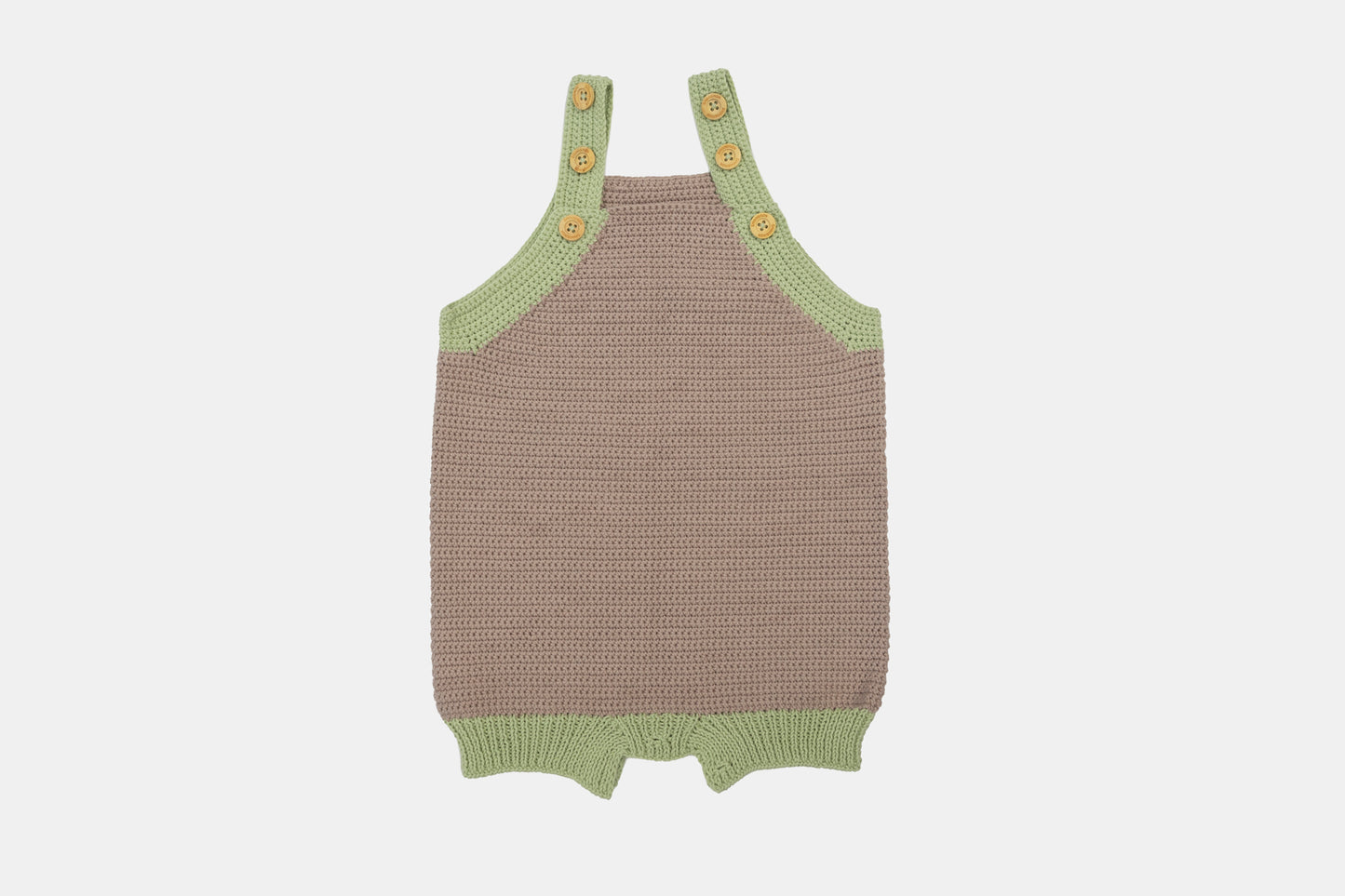 Pure Bliss Organic Cotton Romper (Adjustable Fit) in Taupe