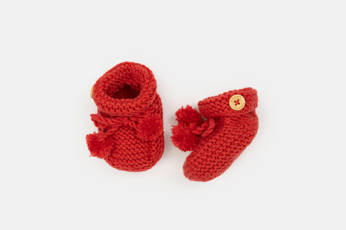 Fair Isle Fuzzies Large Gift Set in Cranberry Red