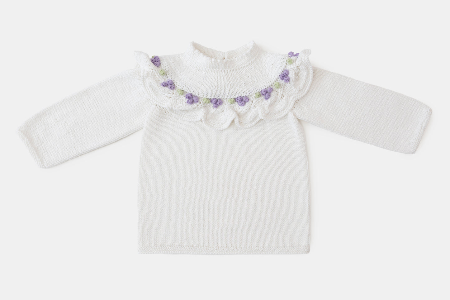 Summer Berries Top in White