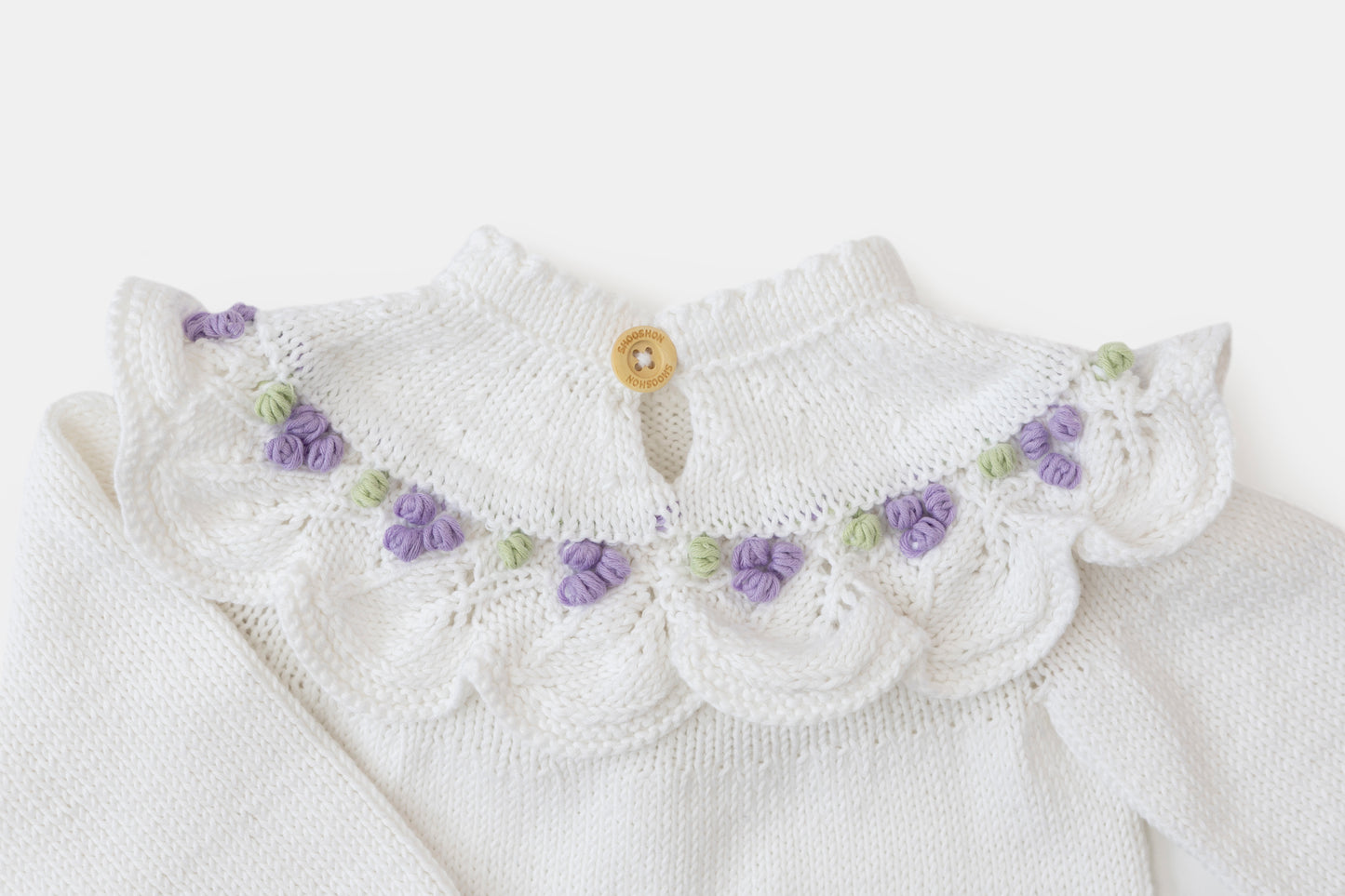 Summer Berries Top in White