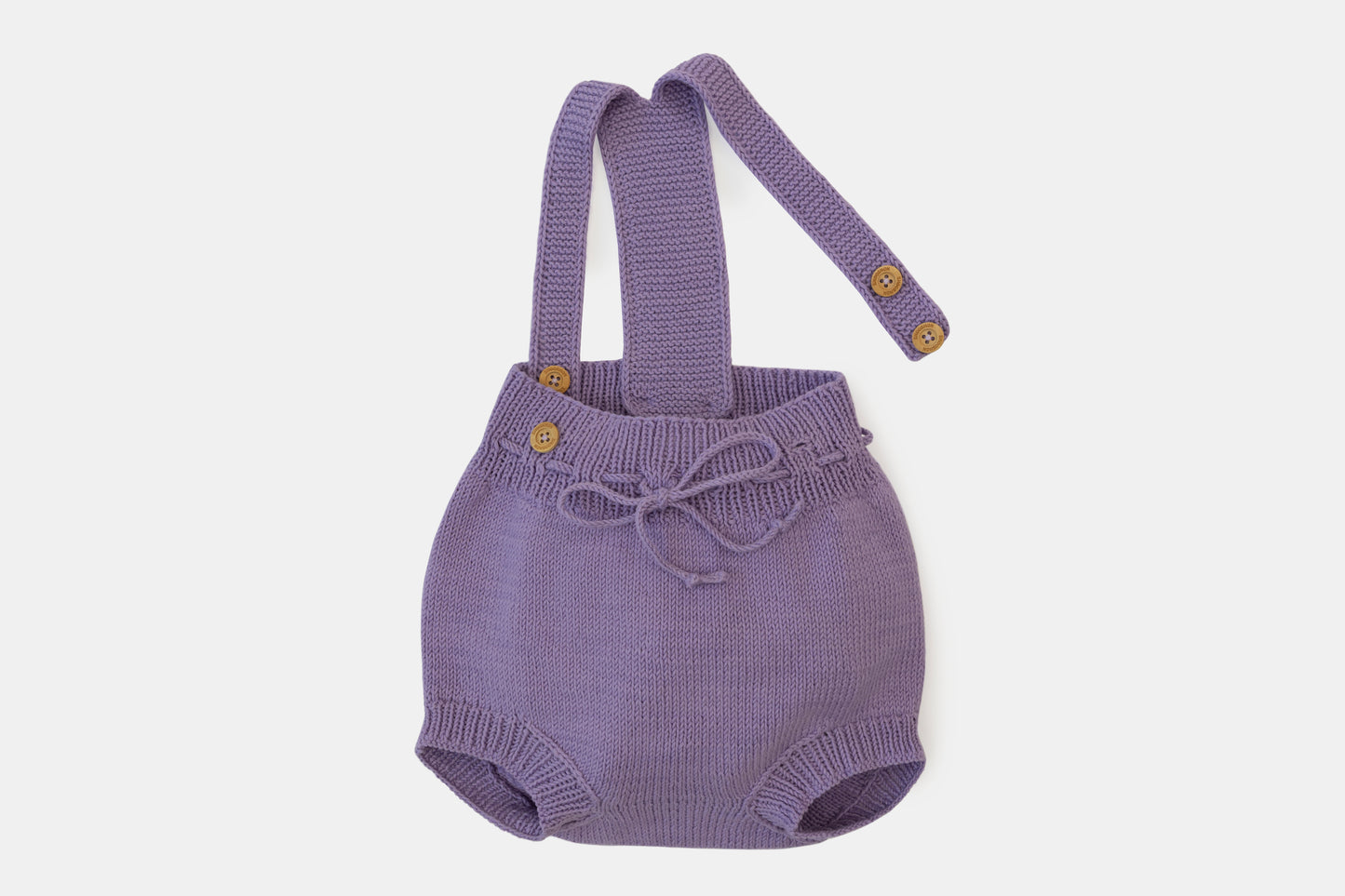 Lavender Berry Suspender Shorts (Adjustable Fit)