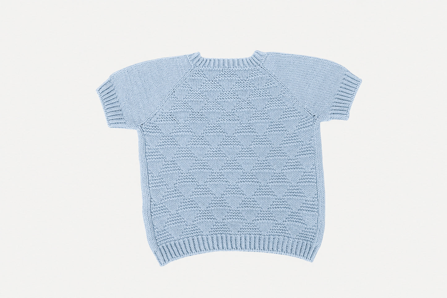 Little Waves Organic Cotton T-Shirt in Dove Blue