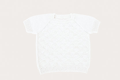 Little Waves Organic Cotton T-Shirt in White