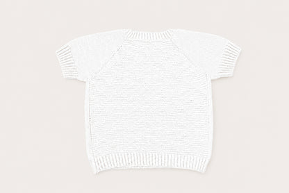 Little Waves Organic Cotton T-Shirt in White