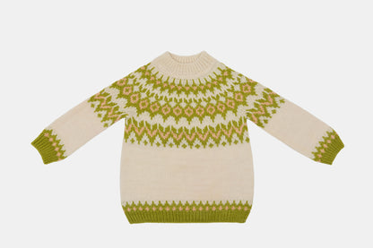 Fair Isle Fuzzies Large Gift Set in Off-White