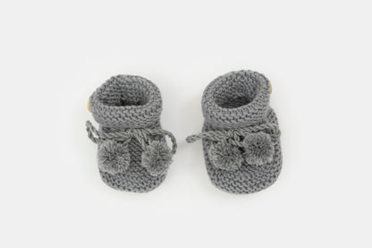Fair Isle Fuzzies Large Gift Set in Dove Grey