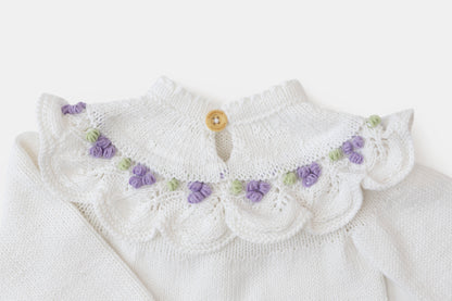 Summer Berries Top in White