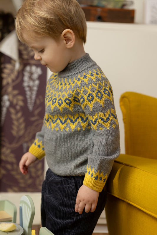 Shevitza Merino Jumper in Dove Grey