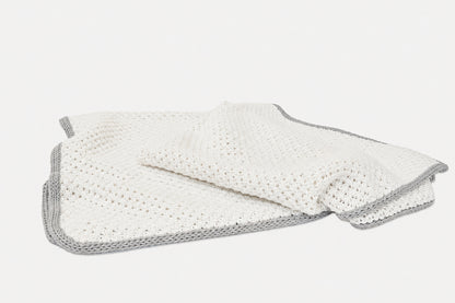 Organic Cotton Blanket in Snow White